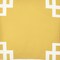 Homeroots Yellow & White Geometric Decorative Throw Pillow Cover 18 x 18 in. 355339 - alternate 4